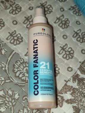 Pureology Color Fanatic Leave-In Spray in Blue and Pale Pink